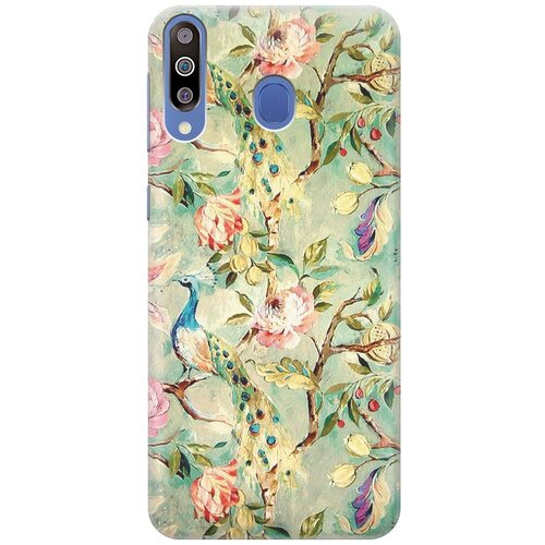 фото Gosso ультратонкий силиконовый чехол-накладка для samsung galaxy m30 с принтом "винтажный цветочный паттерн"