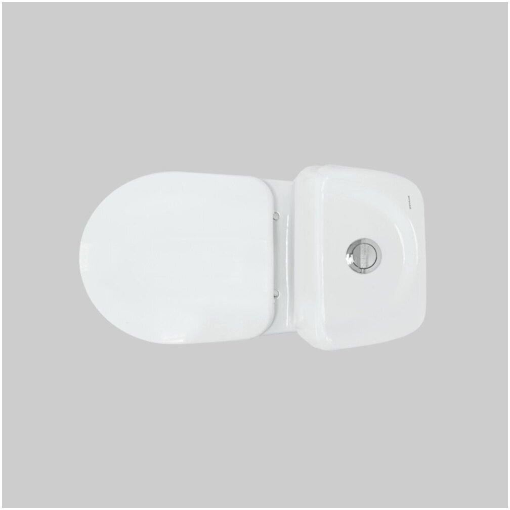 Кама KMASACC01090111 Унитаз-компакт стандарт 65х35 см (косой выпуск, бачок) Sanita - фото №14