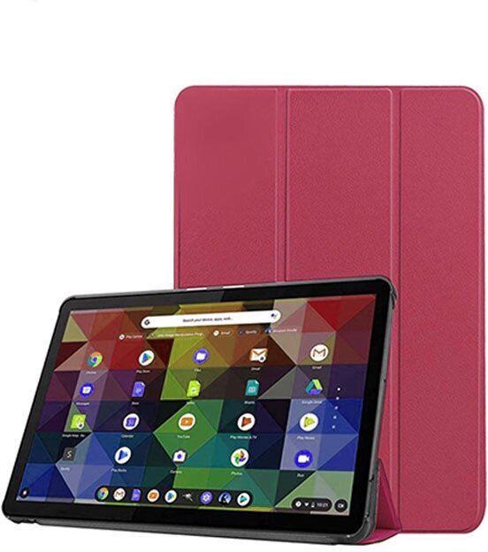 Умный чехол для Huawei Mediapad T3 7.0 Wifi BG2-W09, красный (НЕ подходит Huawei Mediapad T3 7.0 3G BG2-U01).