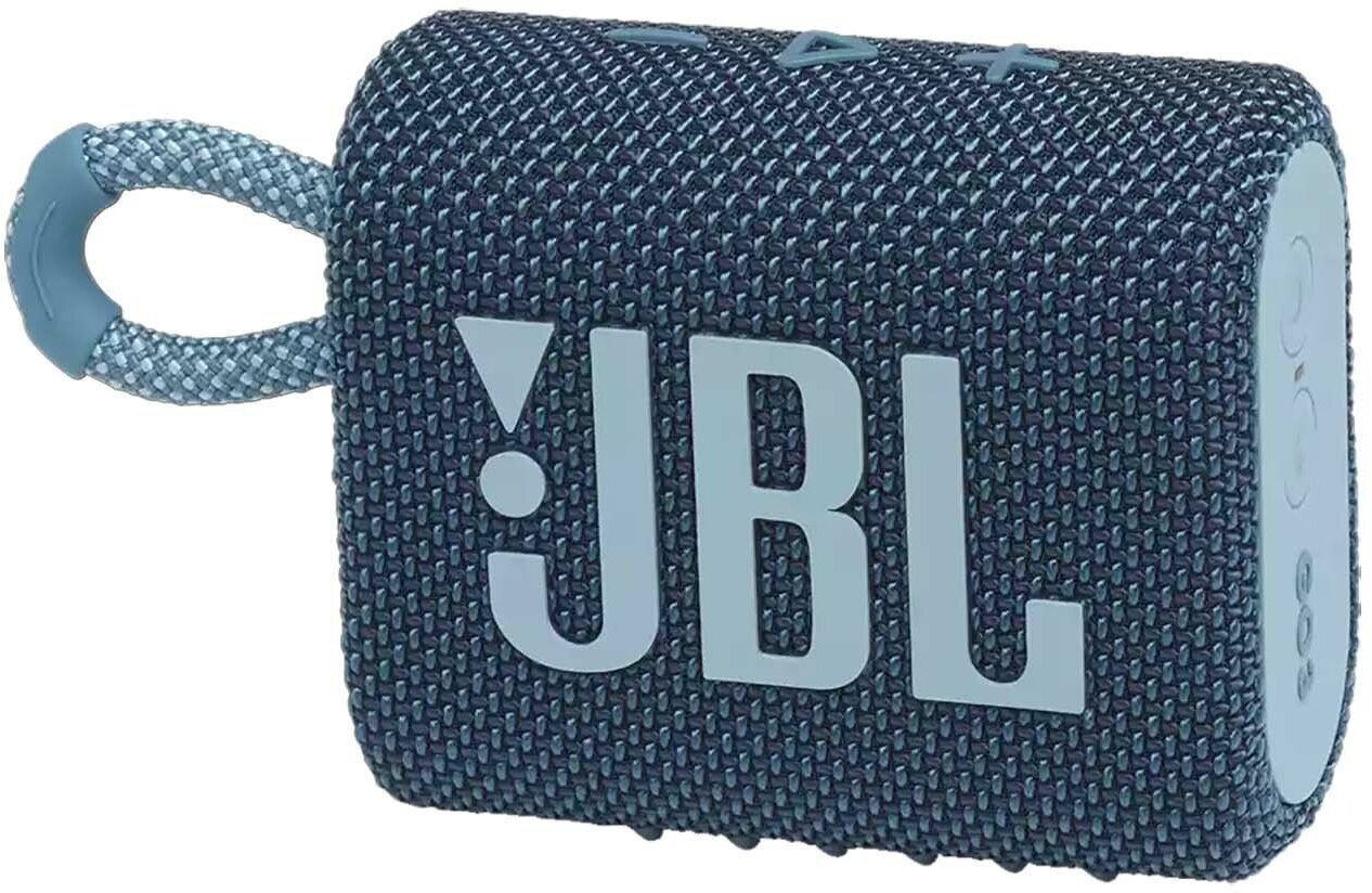 Беспроводная акустика JBL Go 3 Blue (JBLGO3BLU)