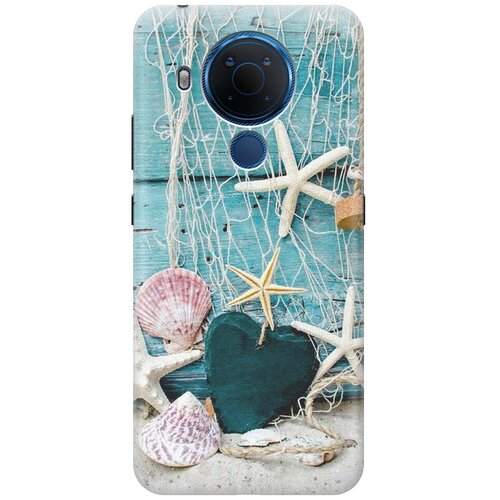 фото Cиликоновый чехол на nokia 5.4 / нокиа 5.4 с принтом "морские звезды" gosso