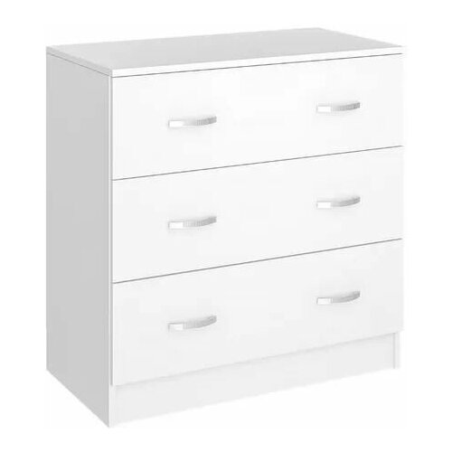 Комод Ронда КМ-02, Белое дерево, ЛДСП, с ящиками, для прихожей, спальни, гостиной, 800х820х420, интерьер-цент