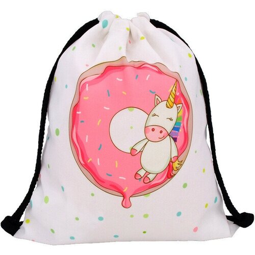 Мешок для сменной обуви Unicorn Loves Donut мешок для сменной обуви unicorn rainbow