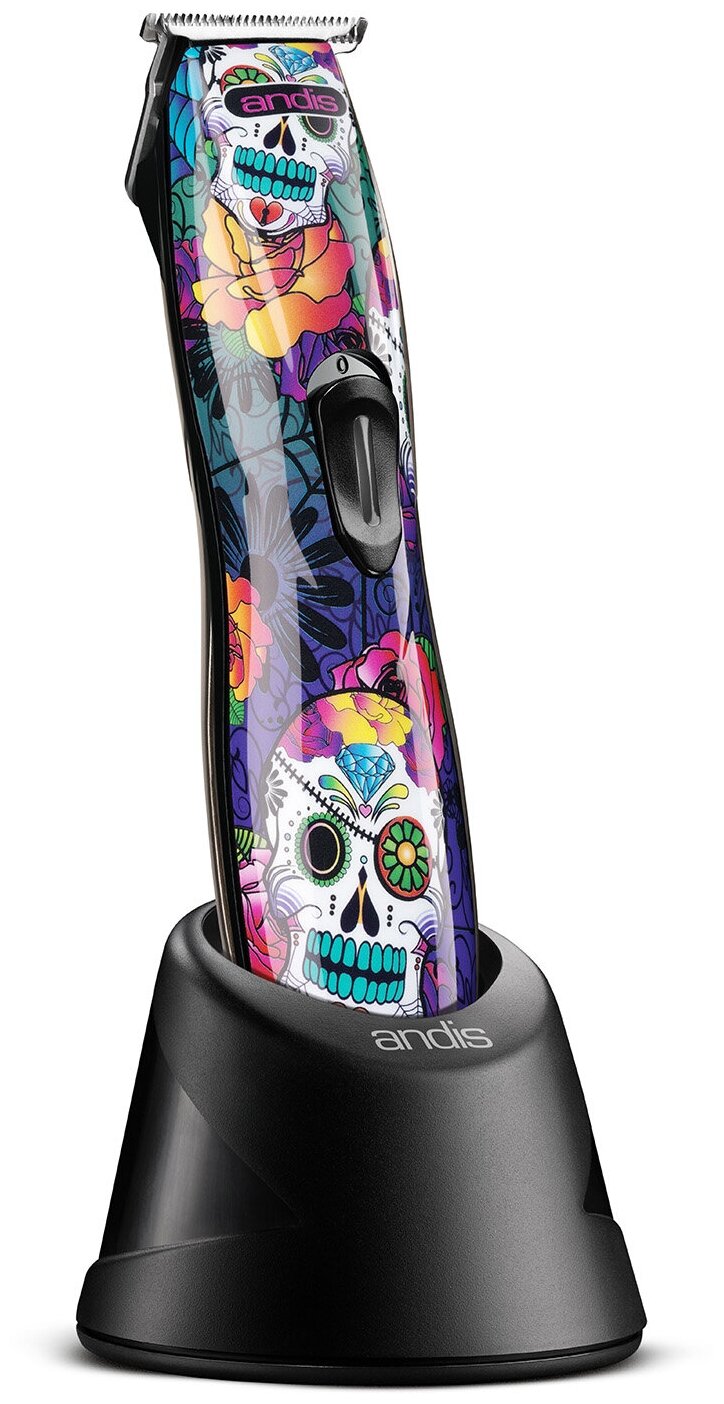 Триммер для стрижки волос Andis D-8 Slimline Pro Sugar Skull 0.1 мм, аккум/сетевой, 2.45 W, 4 нас. 3 - фотография № 3