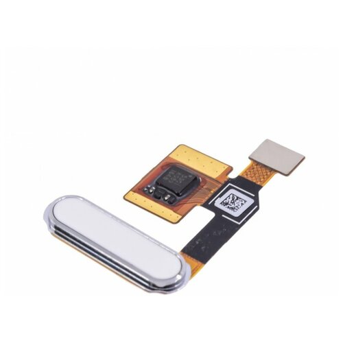 Шлейф для Xiaomi Mi 5c + сканер отпечатка пальца, белый