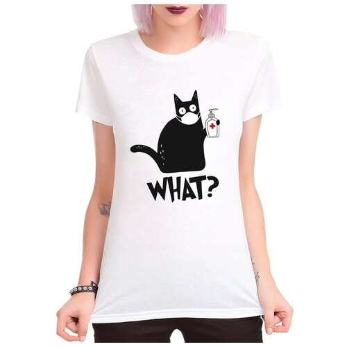 фото Футболка dream shirts котик на карантине женская