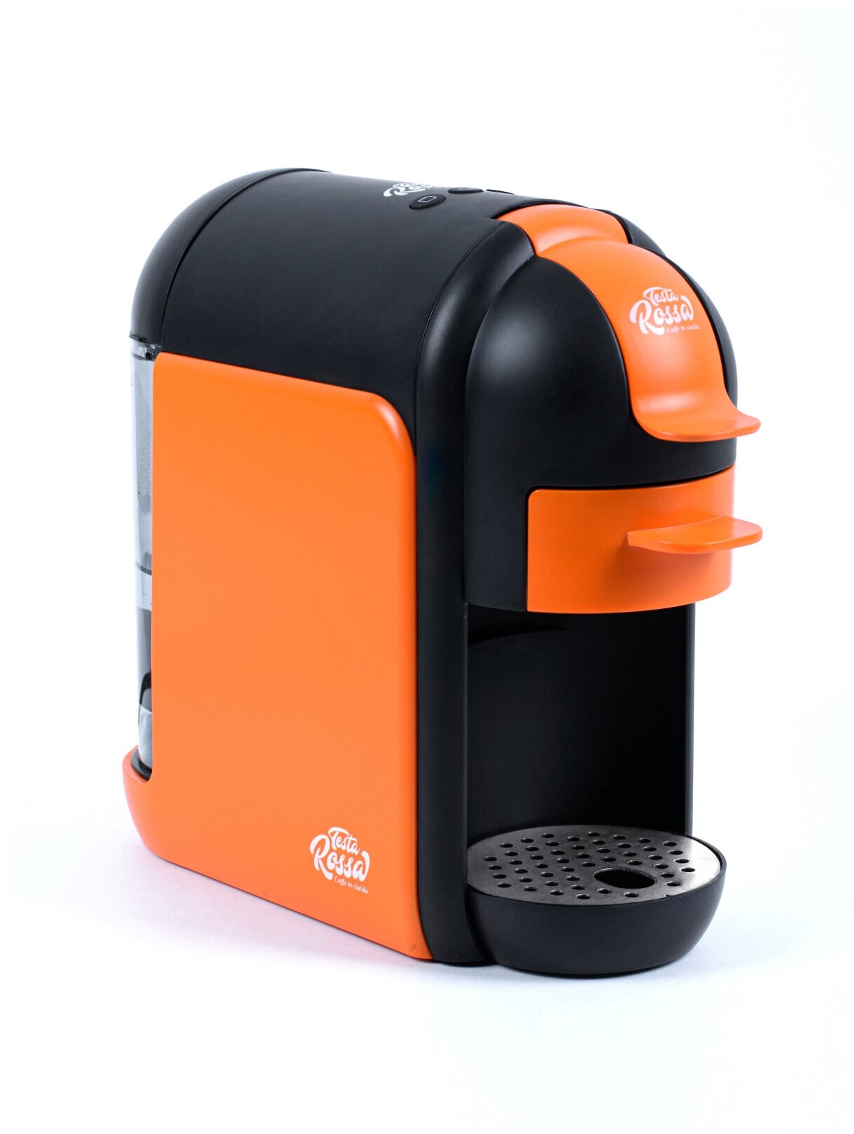 Кофеварка чалдовая Testa Rossa model 6890, 0,6 л, 1350 Вт, чалды 70 мм, оранжевый/черный - фотография № 1