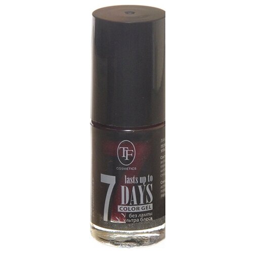 TF Cosmetics лак для ногтей 7 days Color Gel, 8 мл, №241 винный