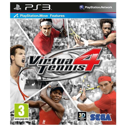 Игра Virtua Tennis 4 для PlayStation 3