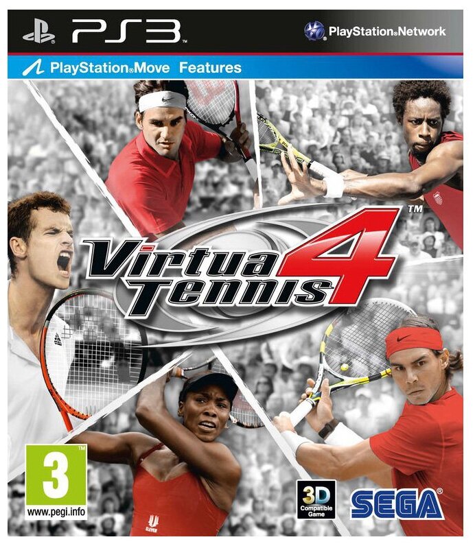 Virtua Tennis 4 (с поддержкой PS Move) (PS3)