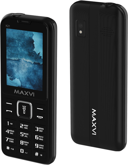 Мобильный телефон Maxvi K21 Чёрный