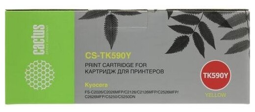 Картридж Cactus CS-TK590Y