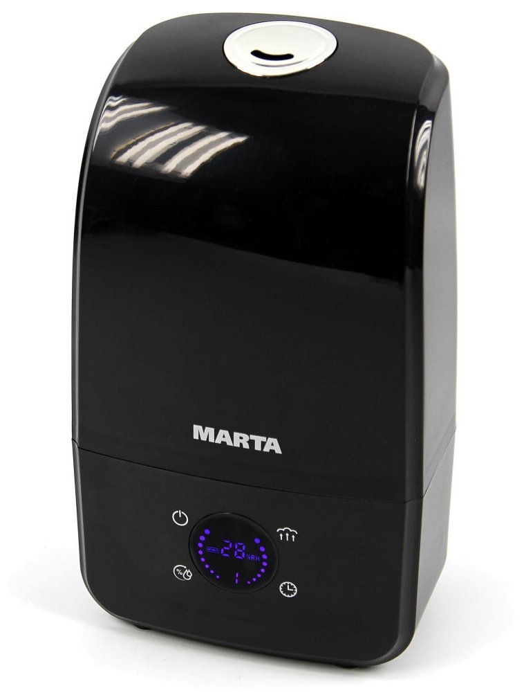 Увлажнитель воздуха с функцией ароматизации MARTA MT-2690, черный жемчуг