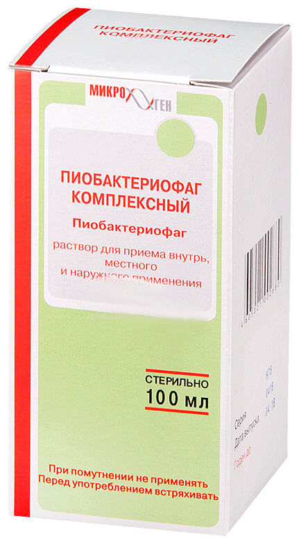 Пиобактериофаг комплексный жидкий р-р 100мл №1 —  по выгодной .