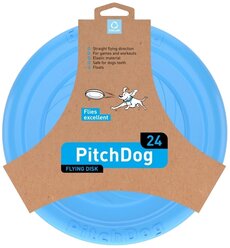 Фрисби для собак PitchDog 24 голубой