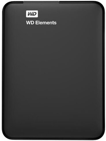 Внешний диск HDD 2.5' Western Digital WDBU6Y0020BBK-WESN 2TB Elements Portable USB 3.0 черный