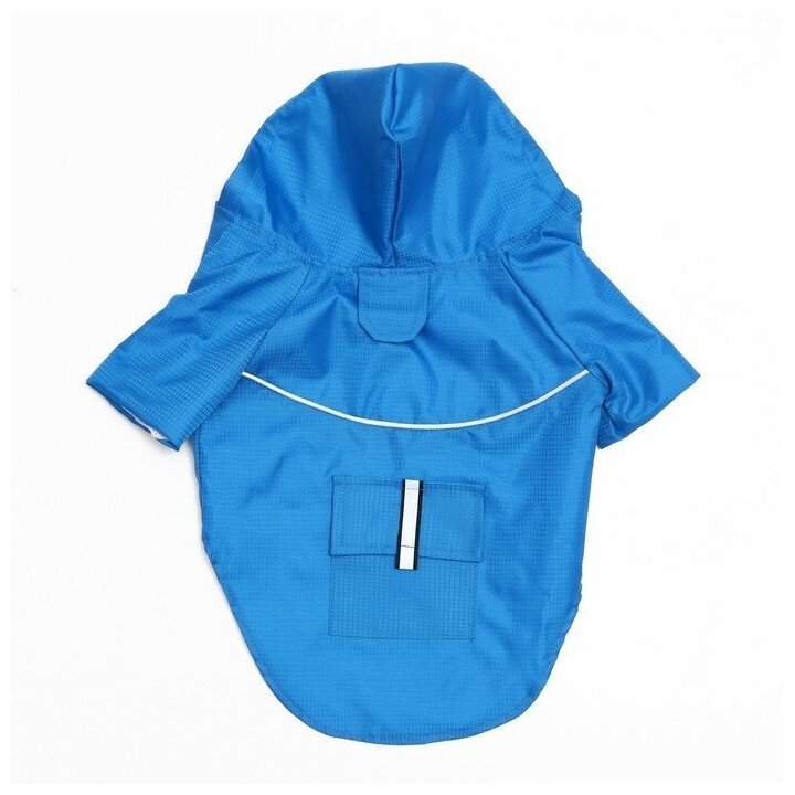 Куртка со светоотражающими полосами, размер M, синяя (ДС 31, ОГ 44, ОШ 36 см) 9078290 . - фотография № 11
