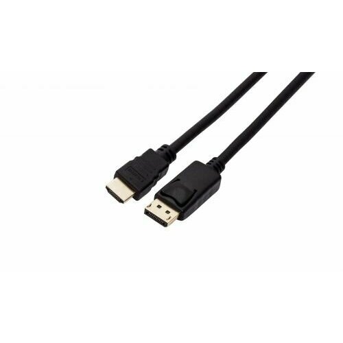 Кабель DisplayPort-HDMI Filum FL-C-DPM-HM-1.8M 1.8 м, медь, 1920х1080, черный, разъемы: Display port male- HDMI A male, пакет кабель интерфейсный displayport kramer c dpm dpm 35