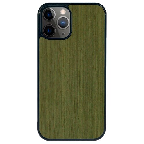 "Чехол T&C для Apple iPhone 12 / 12 Pro (айфон 12 / 12 про) Silicone Wooden Case Classic series (Кото зеленый лес)"