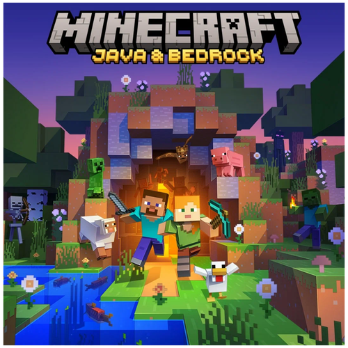 Игра Minecraft: Java & Bedrock Edition для PC, полностью на русском языке, электронный ключ doom eternal игра для пк активация steam полностью на русском языке электронный ключ