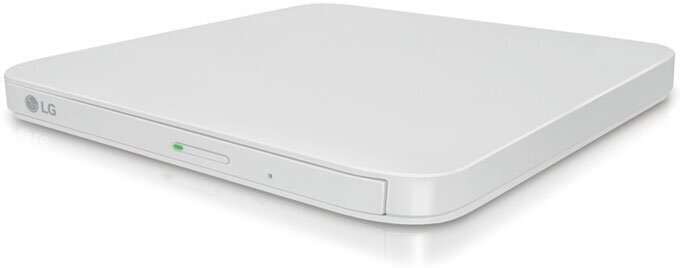Оптический привод DVD-RW LG , внешний, USB, белый, Ret - фото №4