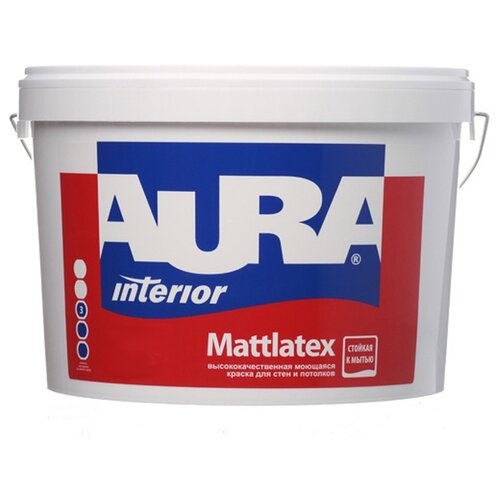 Краска акриловая Aura Interior Mattlatex матовая белый 4.5 л 4.5 кг