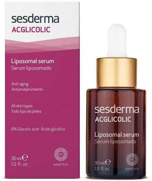 Sesderma Сыворотка липосомальная с гликолевой кислотой и витаминами А, Е, С, 30 мл, ACGLICOLIC Liposomal serum