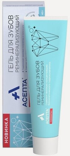 Изображение товара Гель для зубов Асепта Parodontal реминерализующий, 40 мл