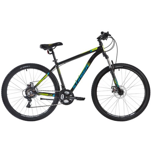 фото Горный (mtb) велосипед stinger element evo 27.5 (2021) синий 20" (требует финальной сборки)