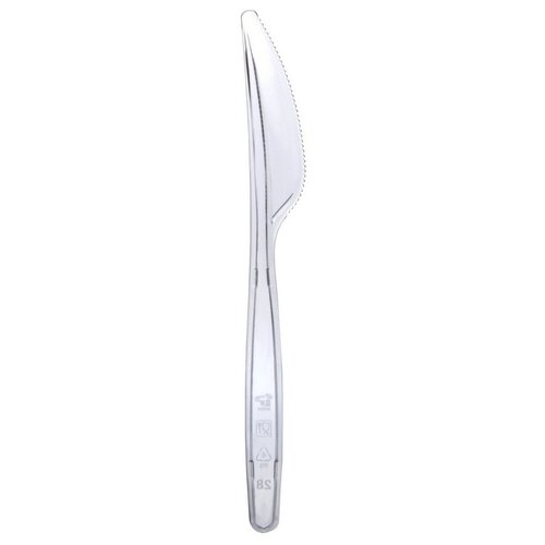 Нож одноразовый Комус прозрачный 180 мм 50 штук в упаковке, 1008693