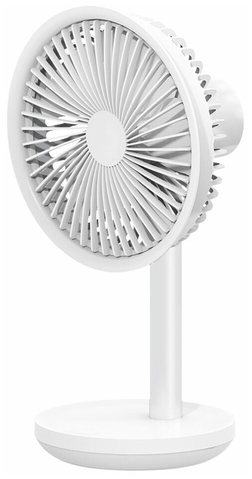 Портативный вентилятор настольный поворотный SOLOVE table-top rotary fan 4000mAh 3 Speed Type-C (F5) белый - фотография № 1