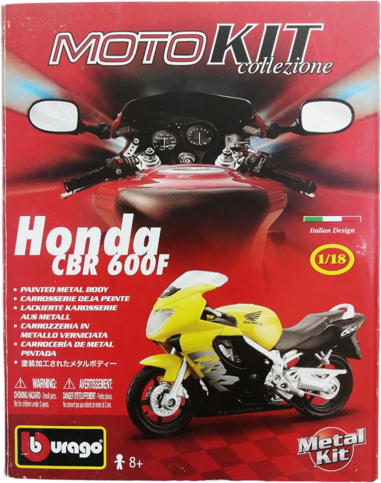 Honda CBR 600F сборная модель мотоцикла 1:18 Bburago 18-55001