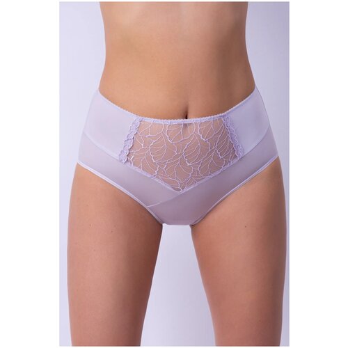 фото Milavitsa трусы слипы высокой посадки с кружевной вставкой наслаждение, размер 98, водяная лилия
