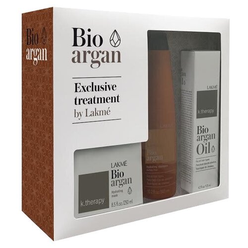Lakme Набор K.Therapy Bio agran kativa защитное масло для волос эликсир арганы 30 мл