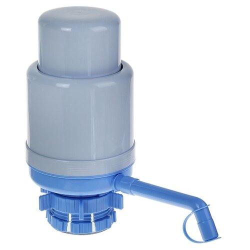 Помпа для воды LESOTO Standart механическая под бутыль от 11 до 19 л голубая 1318000