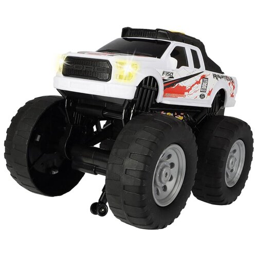 Монстр-трак Dickie Toys Ford Raptor (3764012), 25.5 см, белый игрушка dickie toys 3764013 монстр трак mercedes benz x