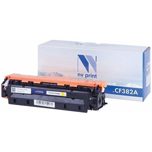 Картридж лазерный NV PRINT (NV-CF382A) для HP LJ M476dn/M476dw/M476nw желтый, 1 шт картридж nv print cf280a для hp 2700 стр черный