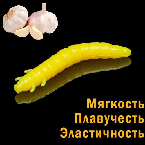 SOOREX PRO, Мягкие, ароматизированные приманки King Worm, Силиконовые приманки со вкусом чеснока