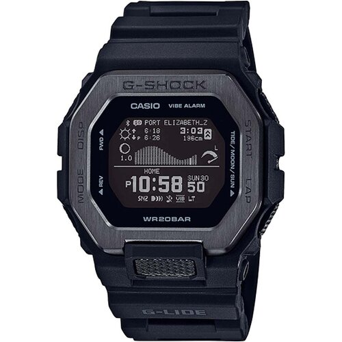 Наручные часы CASIO G-Shock GBX-100NS-1, черный, мультиколор