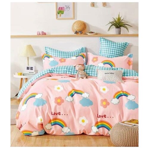 фото Комплект постельного белья детский 1,5 спальный хлопок мультфильмы boris