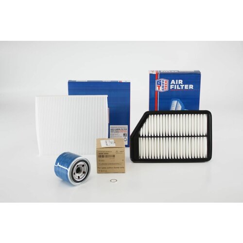 Комплект фильтров для ТО для Hyundai i40 20 бензин оригинальный масляный воздушный салонный Набор для ТО Ай 40 2630035505 263003E010 1800₽