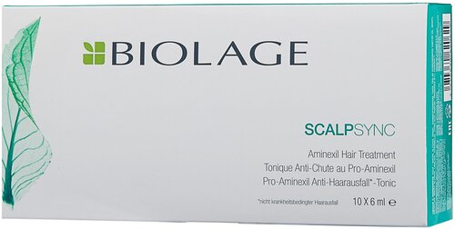 Biolage Тоник от выпадения волос Scalpsync Aminexil Hair Treatment, 6 г, 6 мл, 10 шт., 10 уп., ампулы