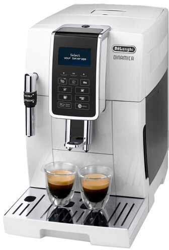 Кофемашина автоматическая DeLonghi Dinamica ECAM350.35. W, белый