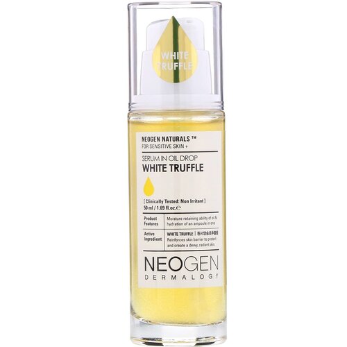 Питательное масло-сыворотка для лица с экстрактом белого трюфеля  Neogen White Truffle Serum In Oil Drop 50ml