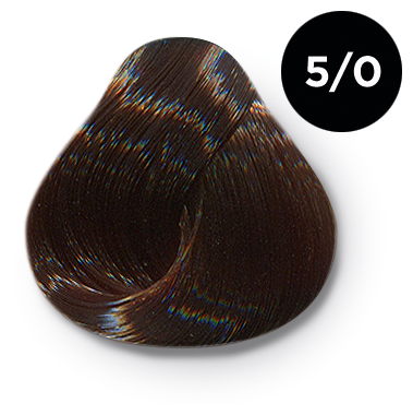 Краска для волос Ollin Professional Performance Крем-краска перманентная 60мл, Цвет 5-0 Светлый шатен