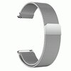 Стальной магнитный ремешок для Huawei Watch GT / GT2 / Samsung Watch 22 мм, миланская петля , серебристый. - изображение