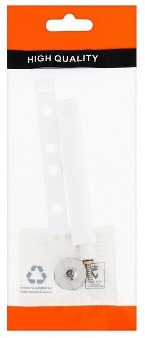 ТолкательTK02 Push-to-Open скрытого монтажа, белый, магнитный, 84 мм ТероПром 9485959 - фотография № 3