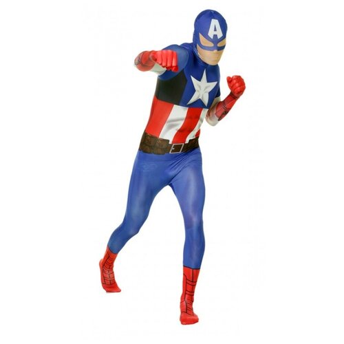 фото Морф костюм капитан америка, размер 165-180 см. morphcostumes