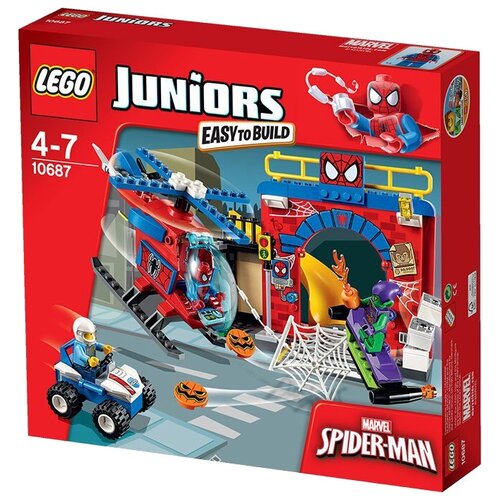 Конструктор LEGO Juniors 10687 Убежище Человека-паука, 137 дет.