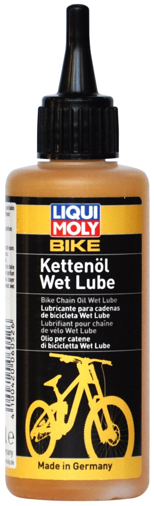 Велосипедная косметика для цепи тросиков и пр. LIQUI MOLY Bike Kettenoil Wet Lube